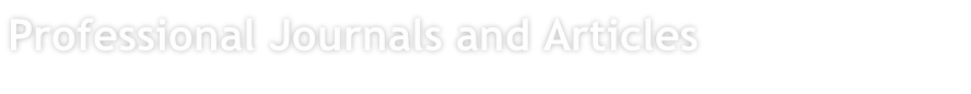 Professional Journals and Articles
